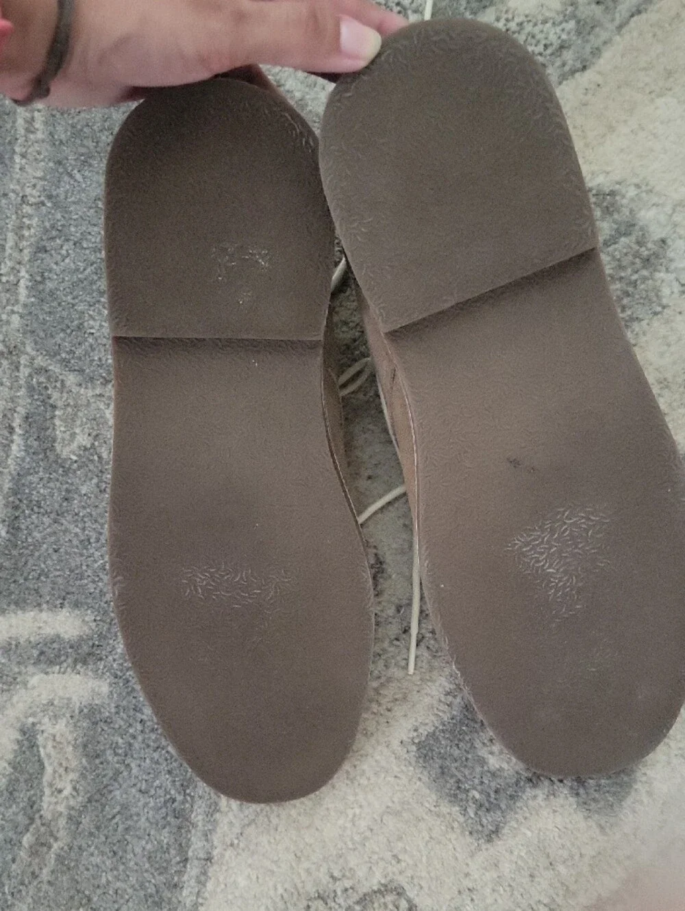 Kenneth Cole Reaction Taupe Suede Lace-Up Chukka Shoes